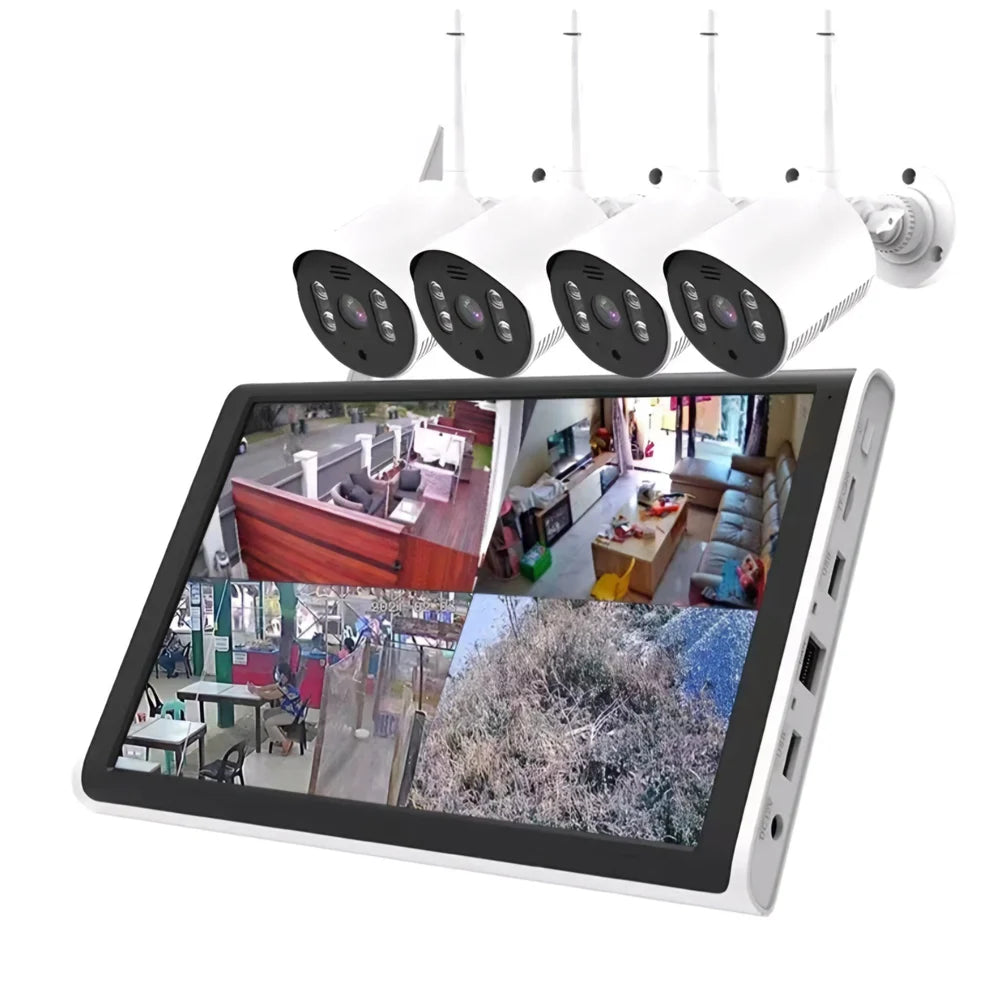 10.1" NVR Sistem za Nadgledanje s 4 Kamere