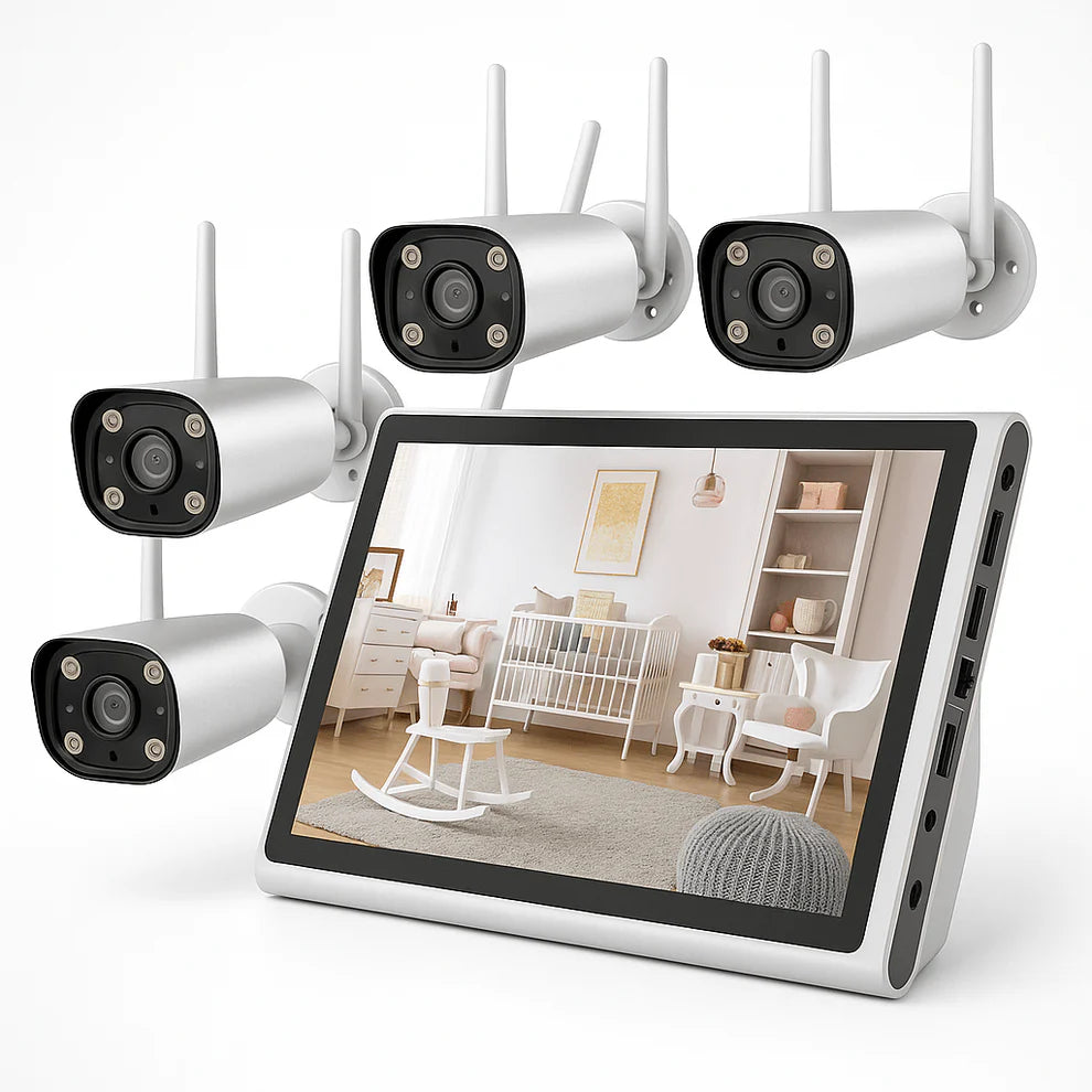 10.1" NVR Sistem za Nadgledanje s 4 Kamere