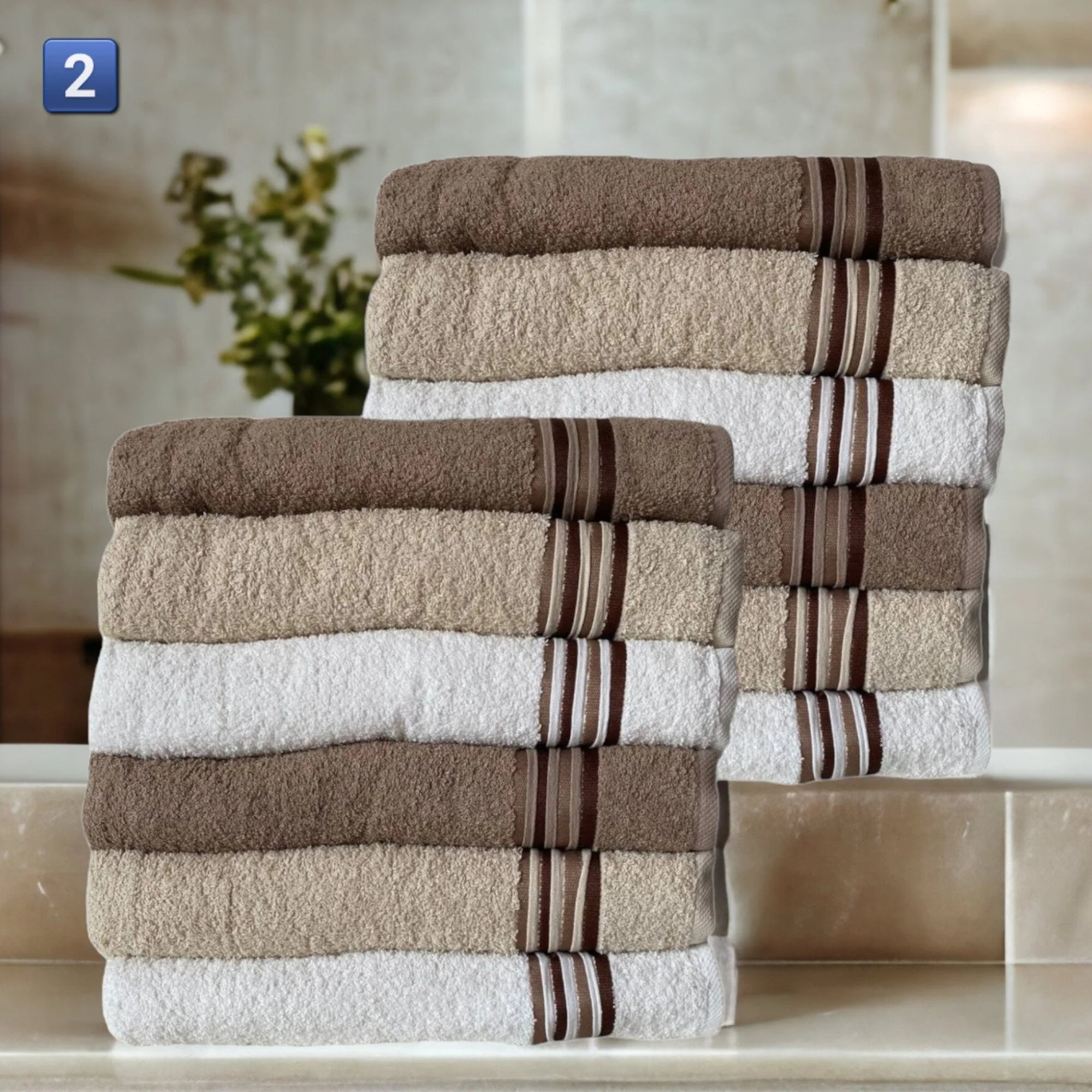 Set od 12 luksuznih turskih peškira za savršenstvo u vašoj kupaonici