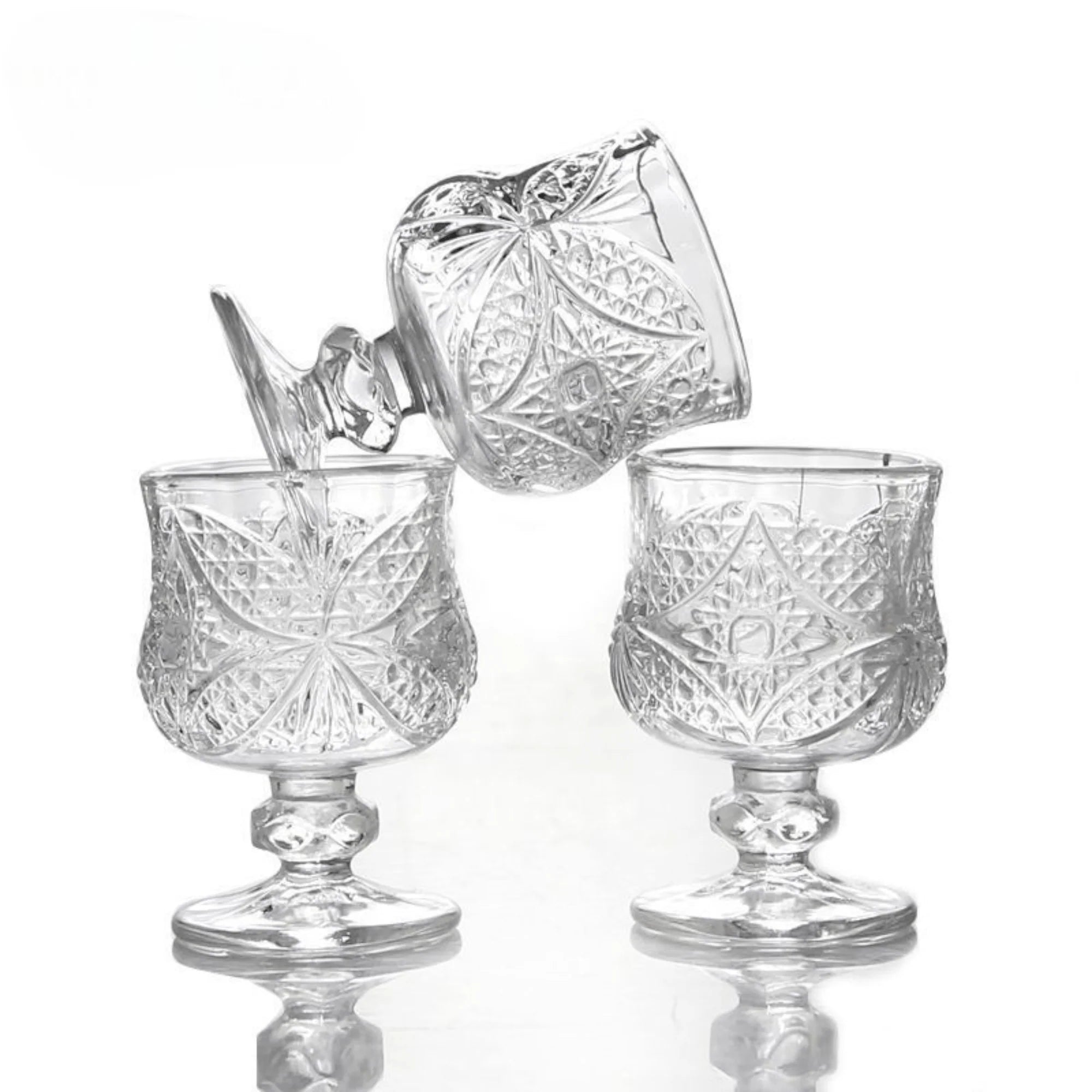 Elegant 12-dijelni Vintage set čaša za svečanu atmosferu