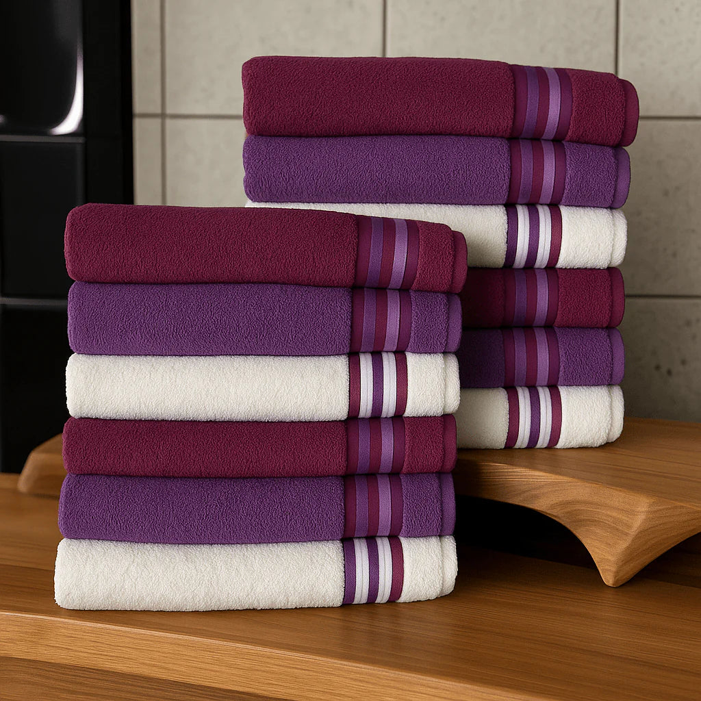 Set od 12 visokokvalitetnih turskih peškira (50x90 cm) za udoban svakodnevni luksuz