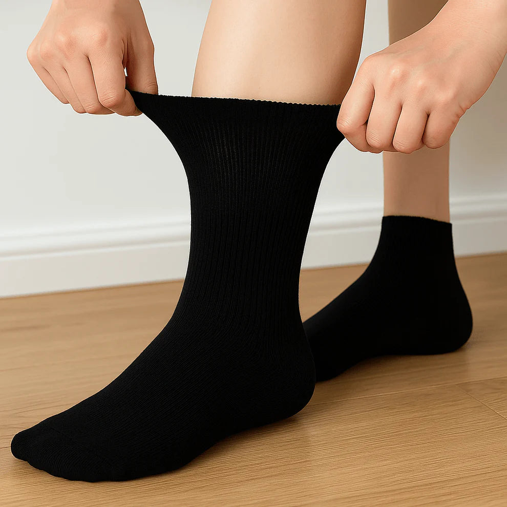 12 Pari Pamučnih Medicinskih Čarapa bez Gumice