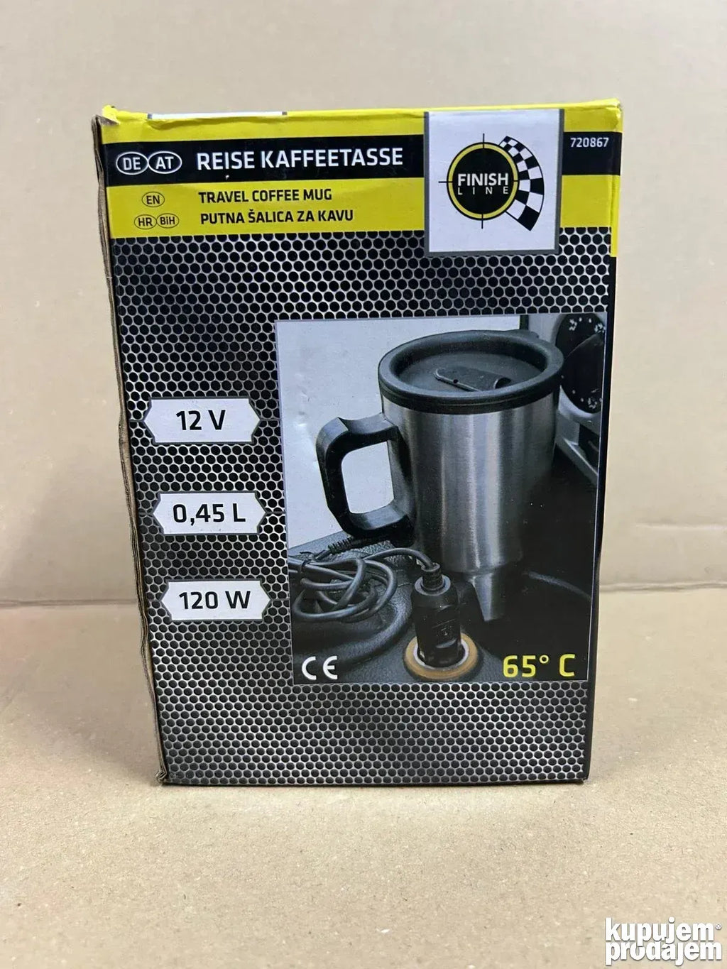 FINISH LINE AUTO ŠOLJA ZA KAFU – 12V | 0,45 L