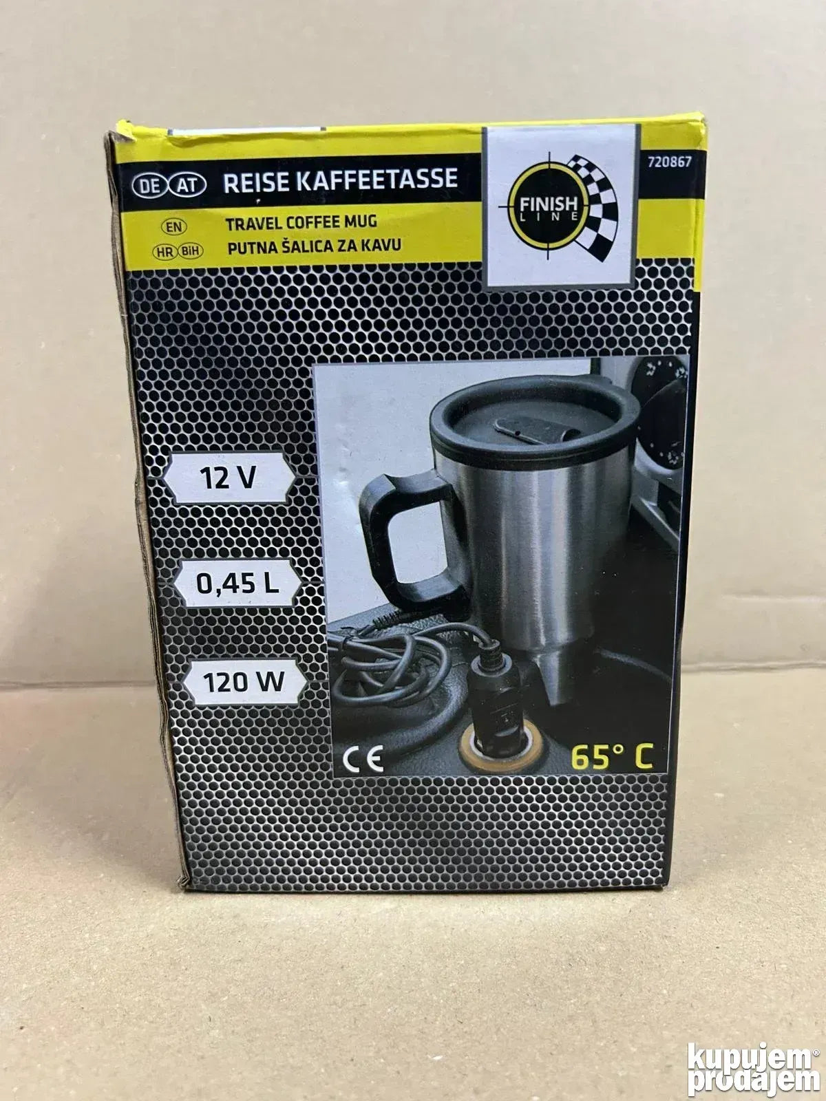 FINISH LINE AUTO ŠOLJA ZA KAFU – 12V | 0,45 L