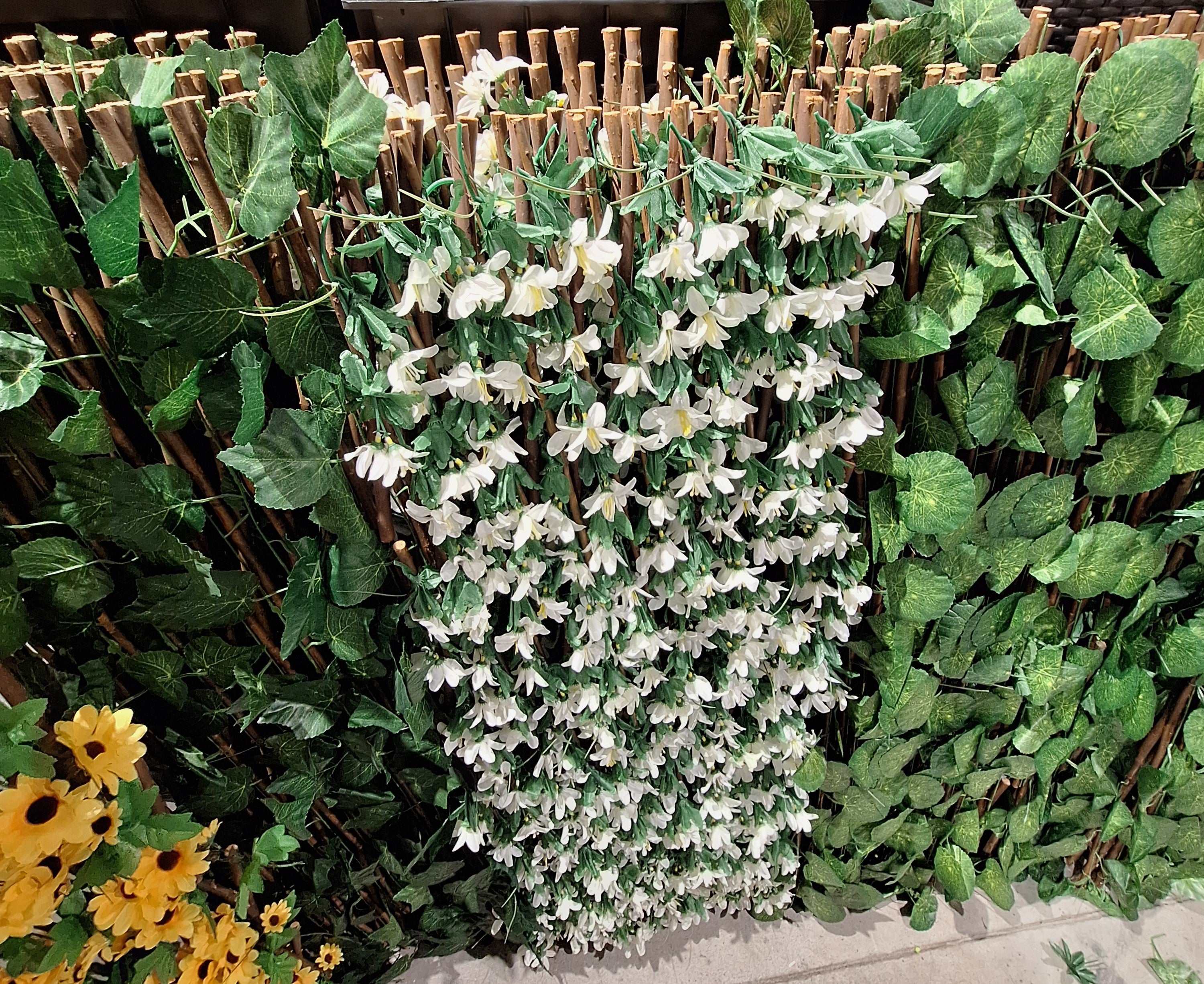 🌿 IVYFENCE – SKLOPIVA DEKORATIVNA OGRADA S UMJETNIM ZELENILOM (1,2 m × do 2 m)