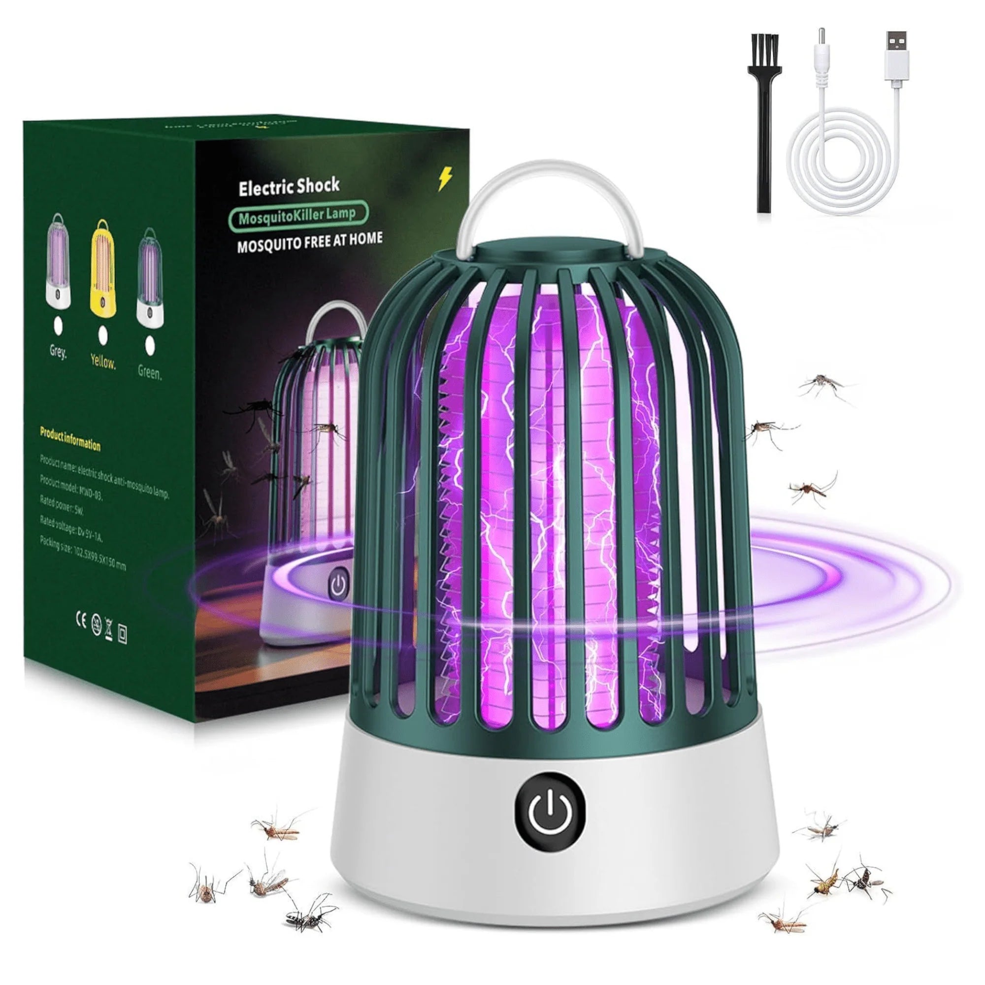 🦟 2u1 Lampa Protiv Komaraca – Mir, Svjetlost i Zaštita u Jednom