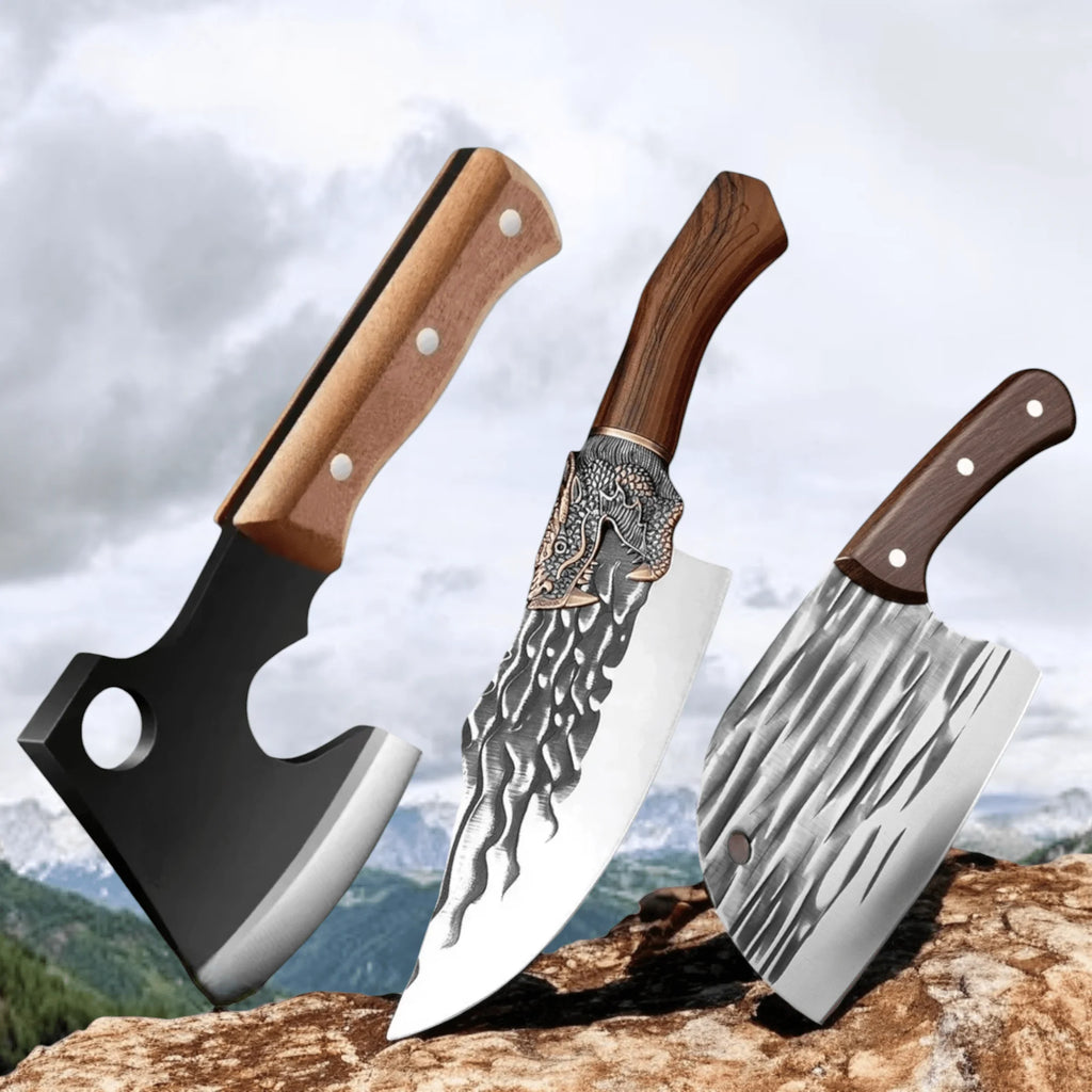 Set od tri komada za meso – Profesionalni mesarski alat za perfektne obroke