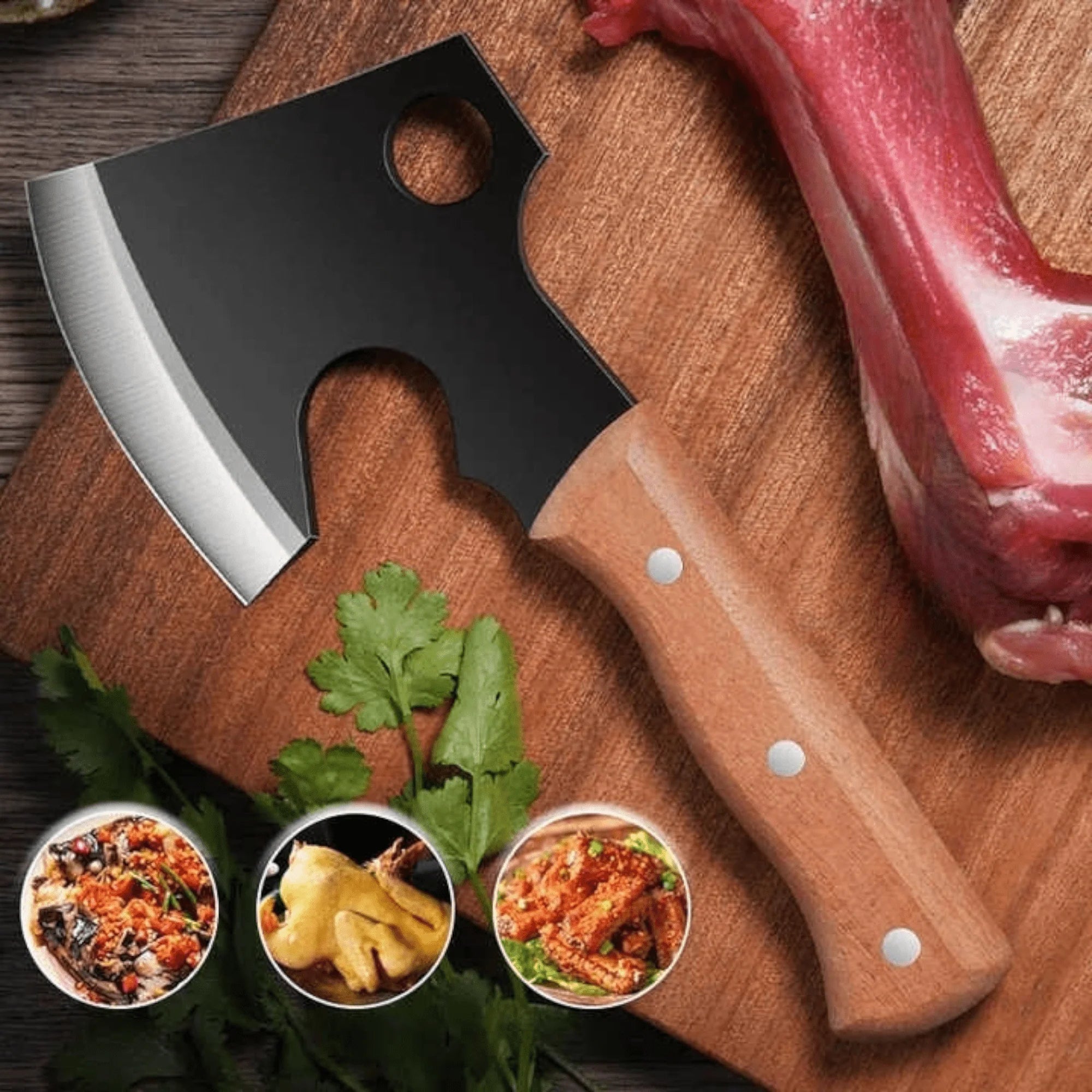 Set od tri komada za meso – Profesionalni mesarski alat za perfektne obroke
