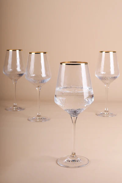 PREMIUM GOLD SET ČAŠA ZA VINO 4/1 – 435 ml