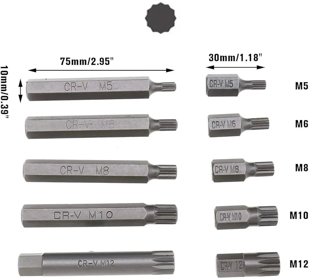 40-dijelni set Torx i imbus ključeva