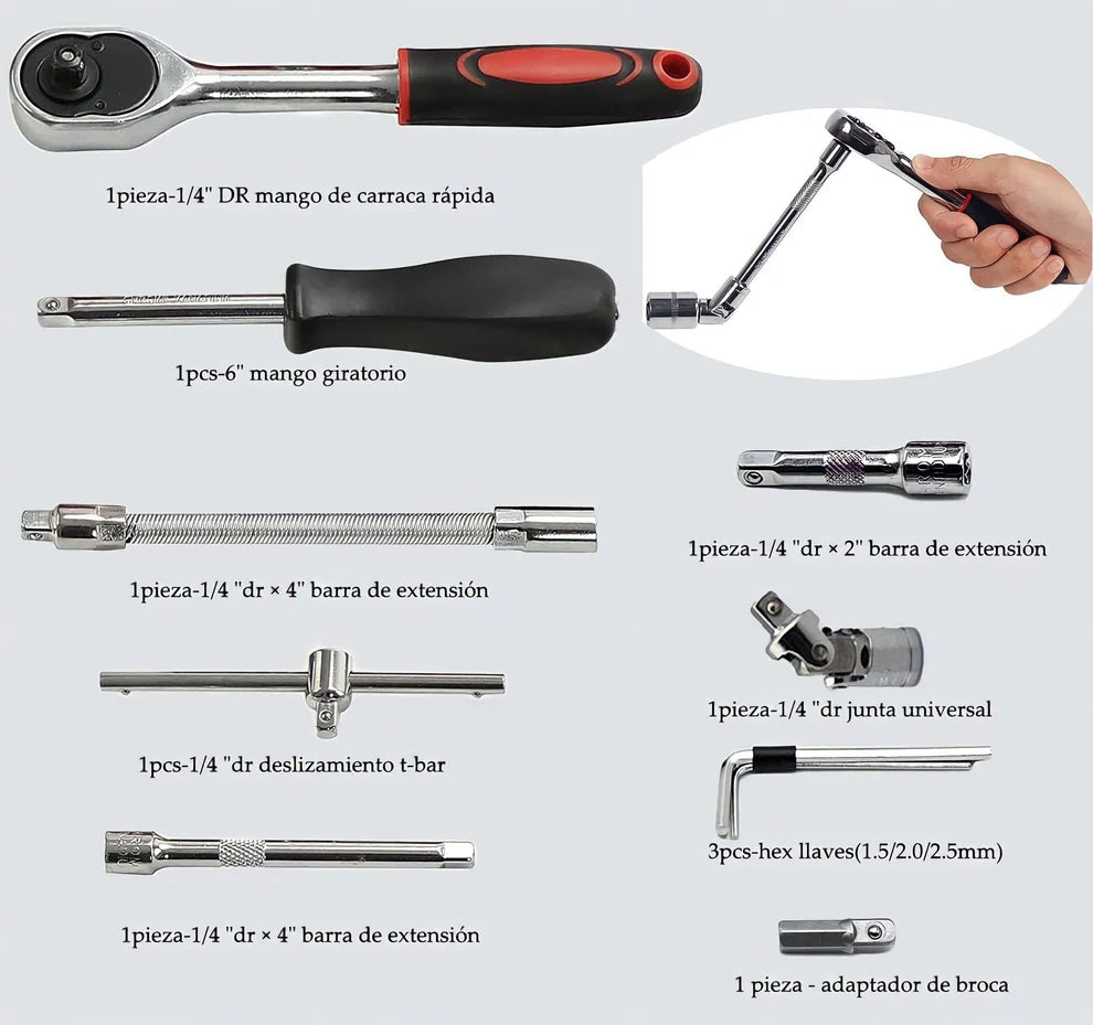 46-dijelni set gedora i bitova