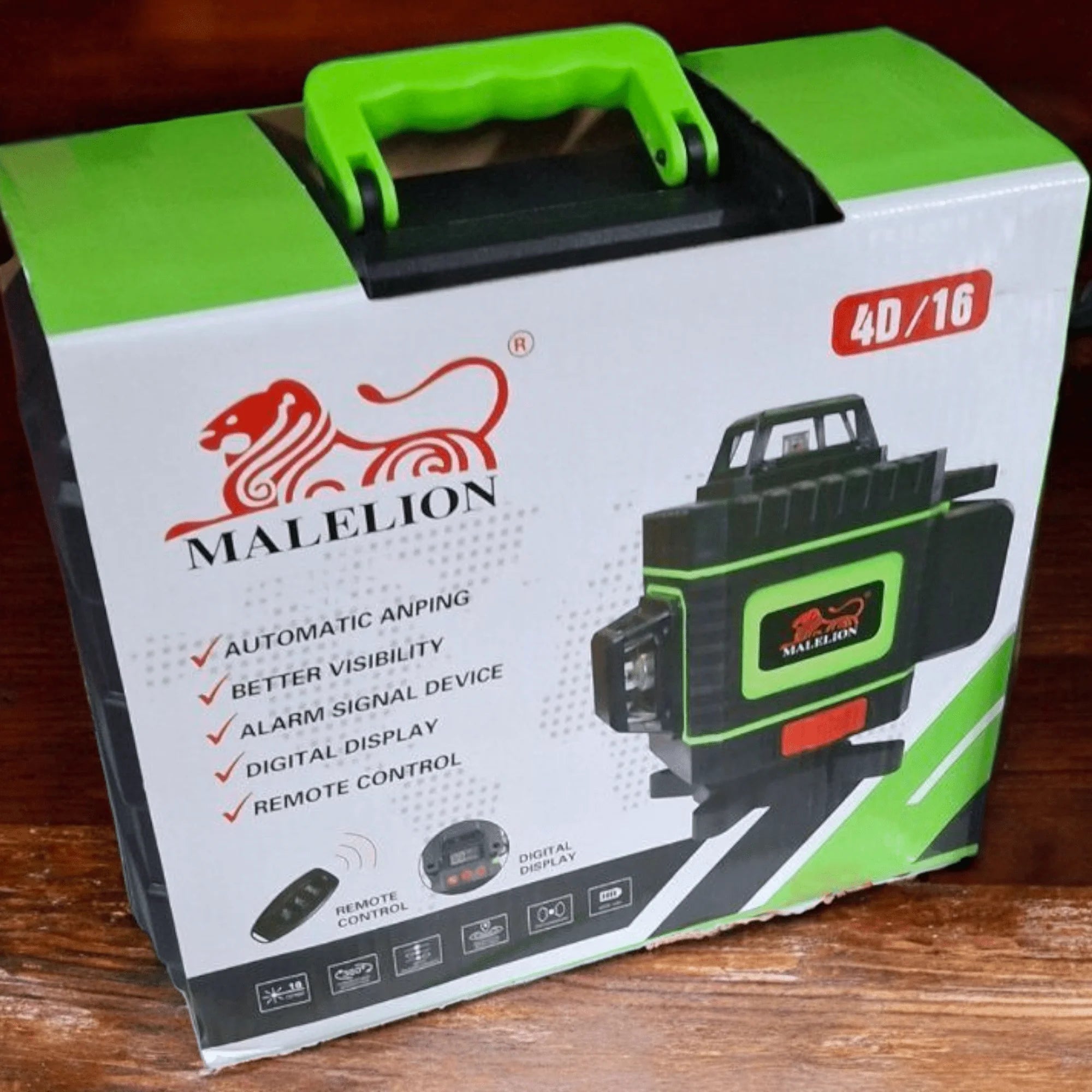 🎯 MALELION 4D Laser s 16 Linija – Savršena Preciznost za Svaki Projekat