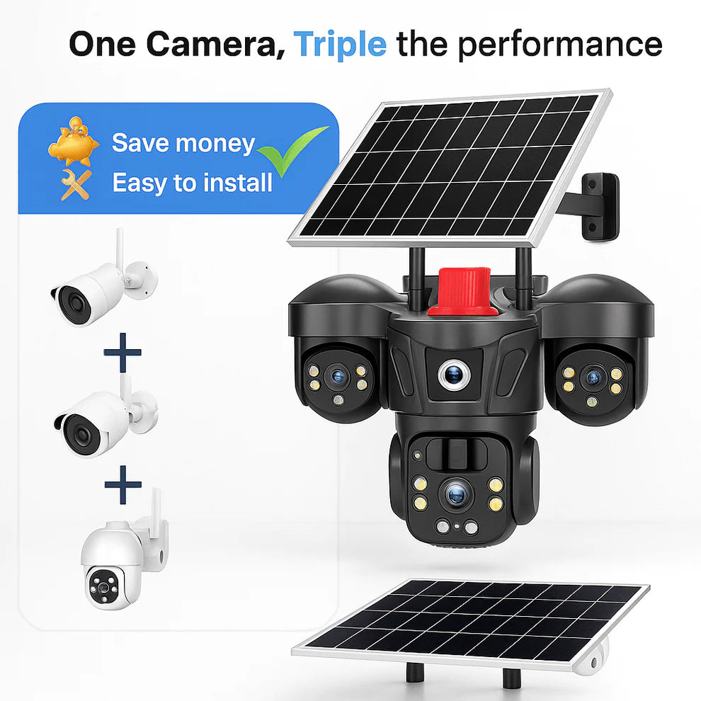☀️ 4G Solarna Pametna Sigurnosna Kamera – Najnaprednija zaštita za vaš dom i poslovni prostor!