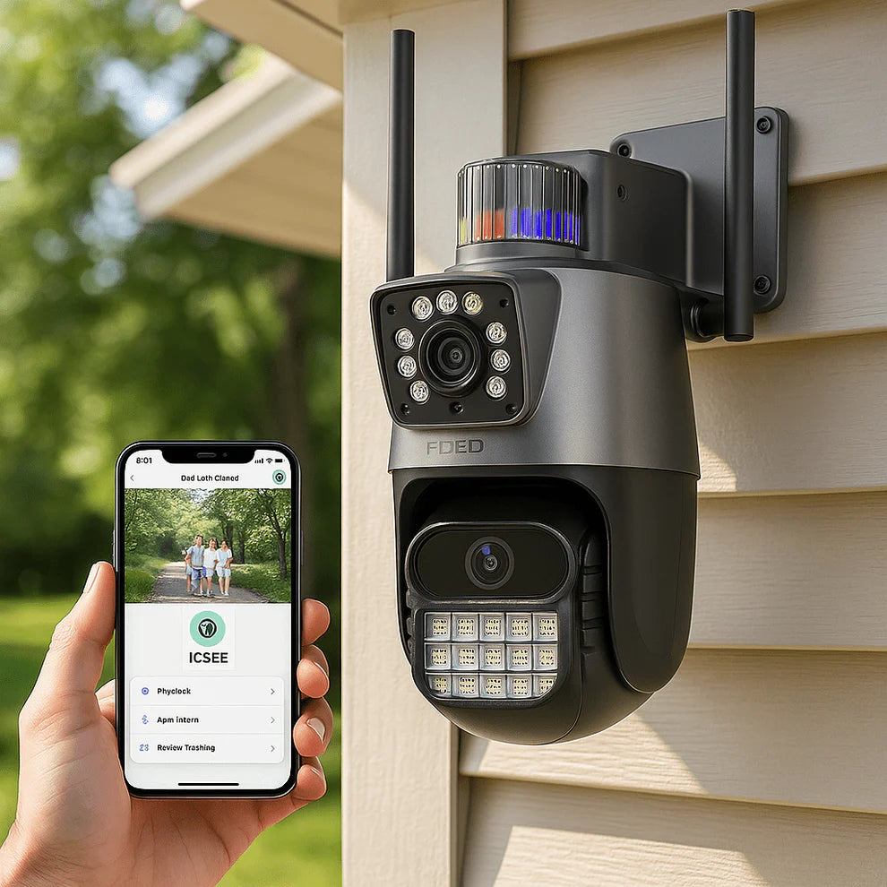 4K 8MP dvostruka WiFi kamera