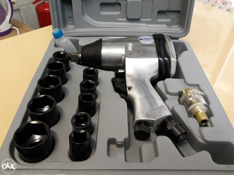 🔥 PNEUMATSKI PIŠTOLJ (UDARNI KLJUČ) SA 17 DODATAKA – 310 Nm