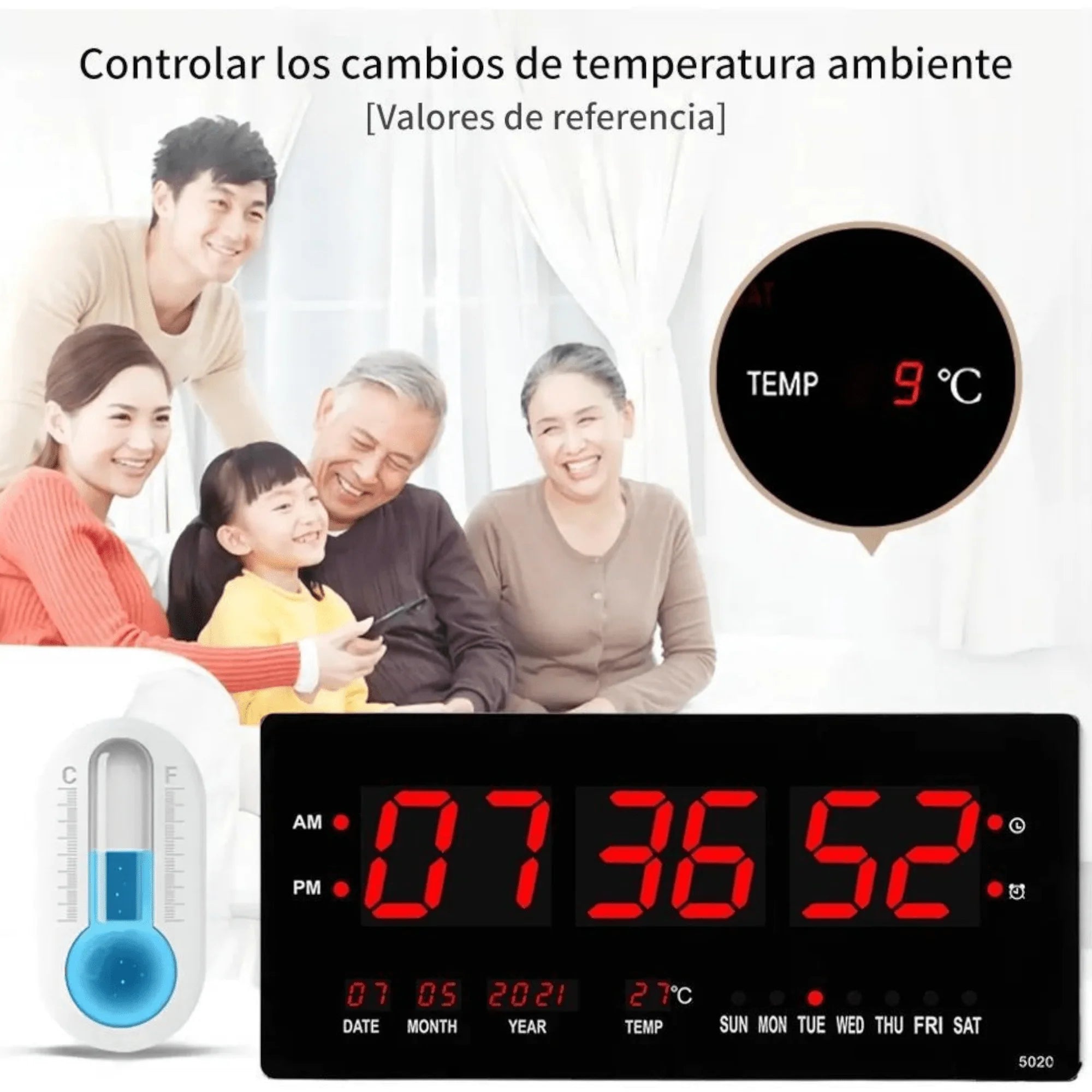 ⏰ LED Digitalni Sat JH-4622 – Spoj Elegancije i Tehnologije