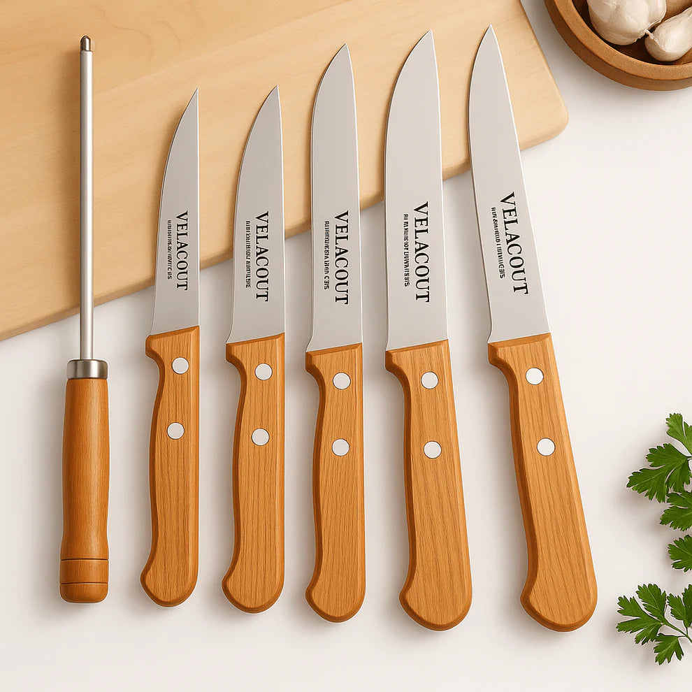 6-dijelni set kuhinjskih noževa