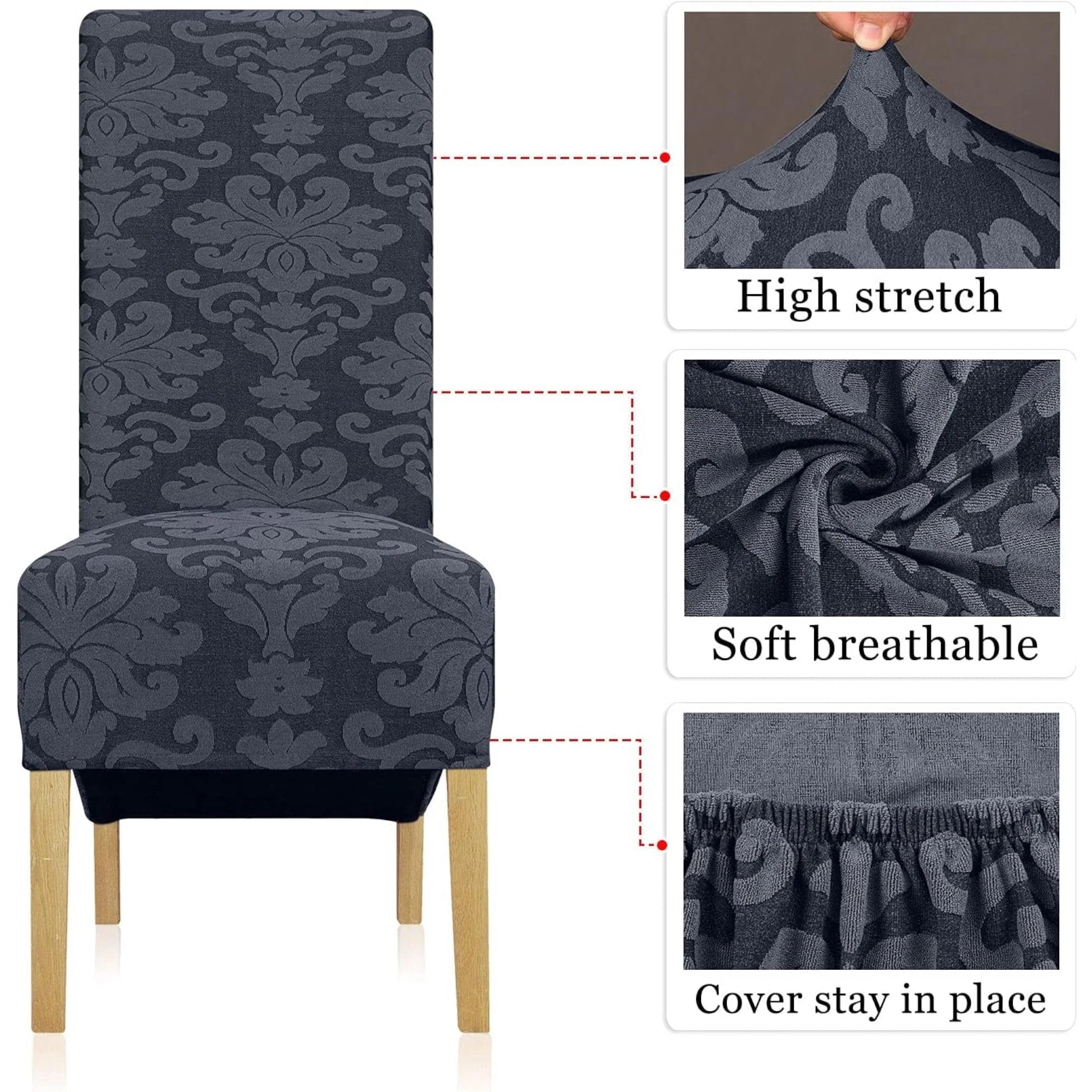 🪑 6-Dijelni Set Navlaka za Stolice – Elegancija, Zaštita i Udobnost u Jednom!