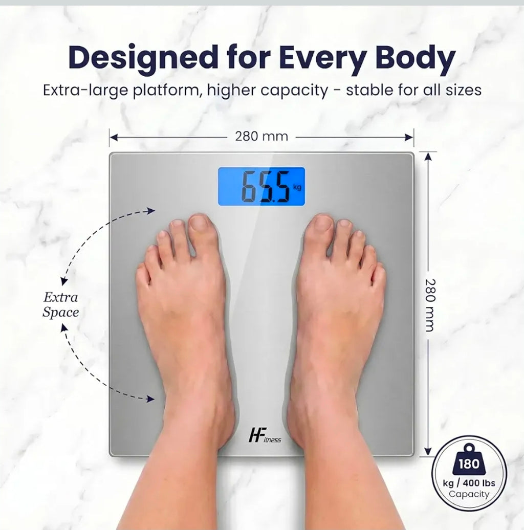 HFITNESS DIGITALNA VAGA – PRECIZNO MJERENJE DO 180 KG!