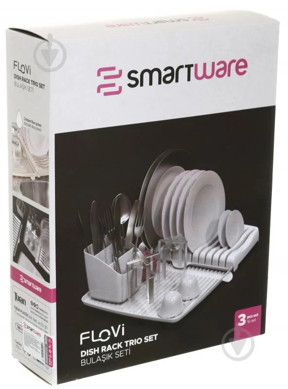 SMARTWARE FLOVI™ DISH RACK TRIO SET