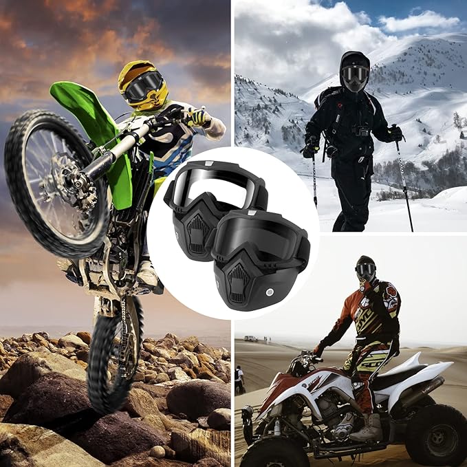 ULTIMATIVNE MOTORNA GOGGLES + MASKA ZA LICE