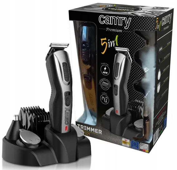 CAMRY CR2921 – PROFESIONALNI 5-U-1 TRIMER ZA KOSU, BRADU I TJELO!