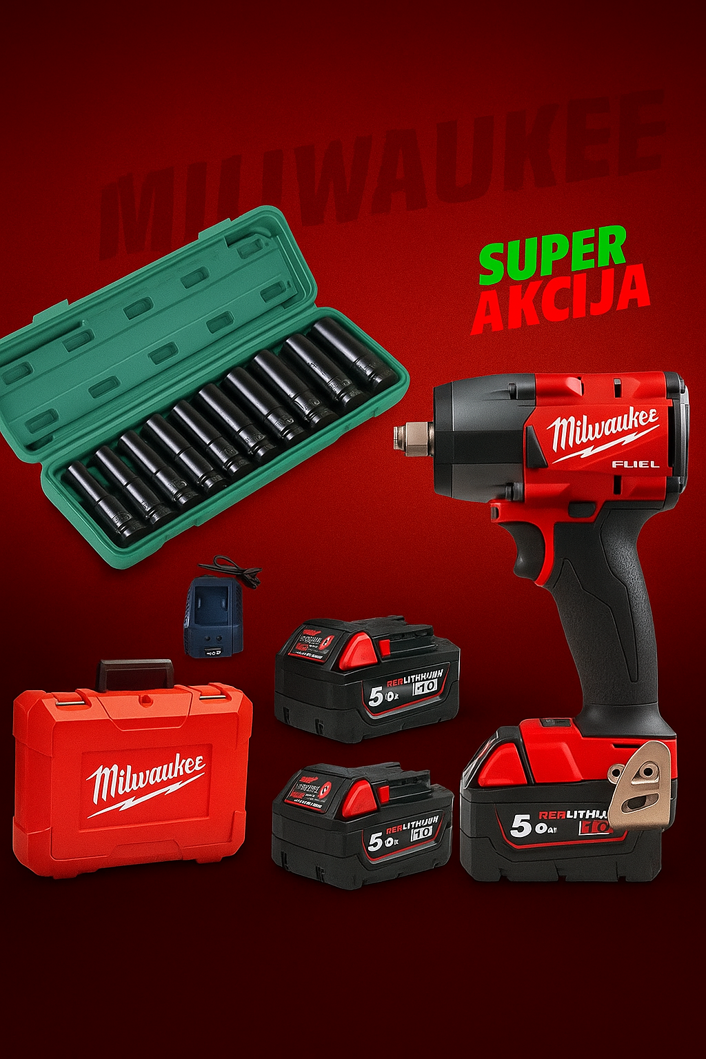 Milwaukee Aku Udarni Odvijač – Snaga, brzina i izdržljivost u jednom