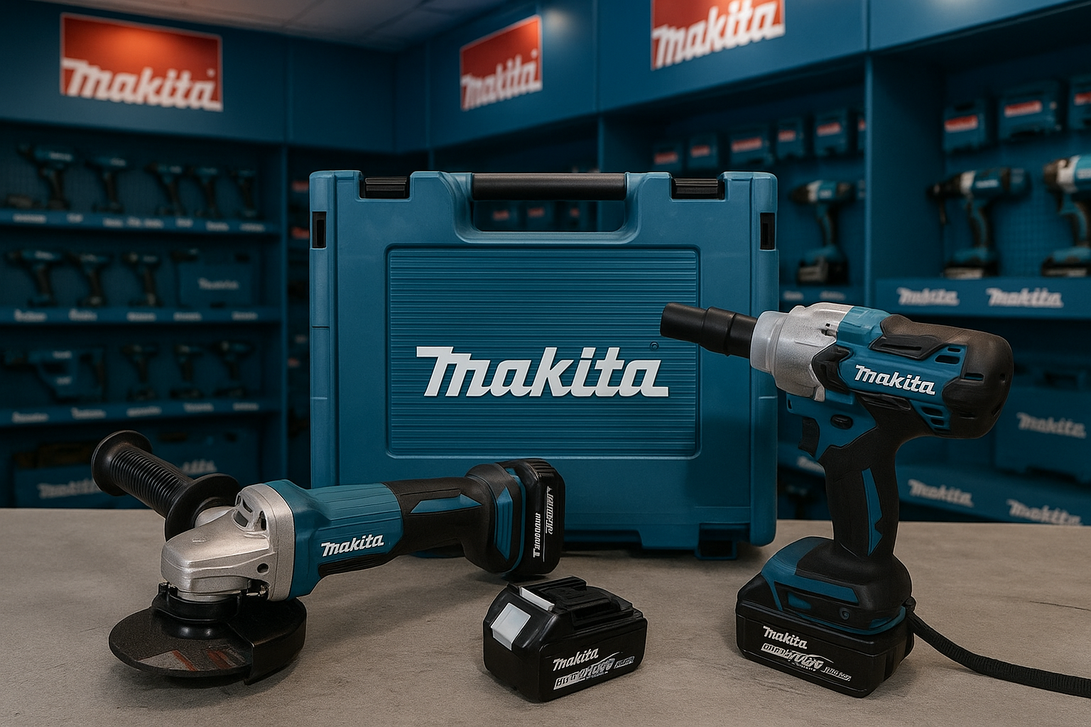 AKU Set Makita 128V – Brusilica + Udarni Odvijač