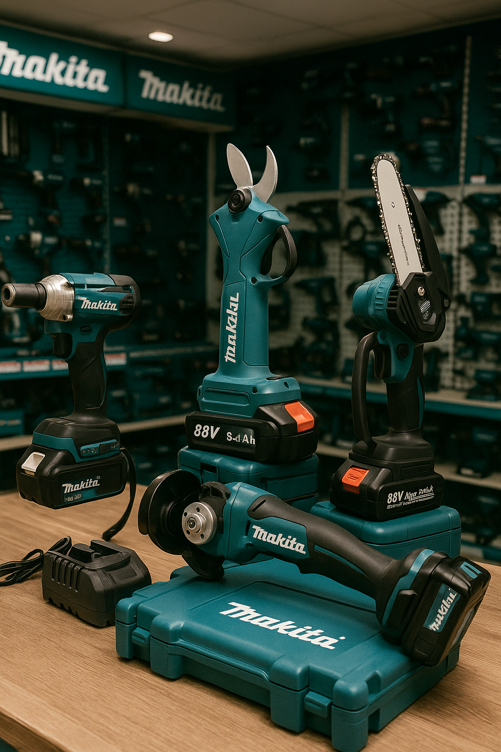 MAKITA 4u1 SUPER SET + 2 VELIKE BATERIJE (128V)