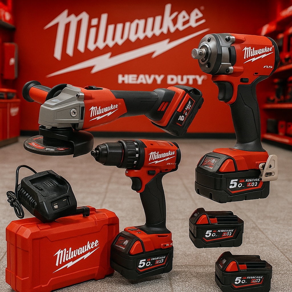 MILWAUKEE AKU Set Alata 3u1 (128V, 6Ah)