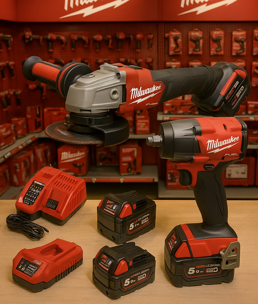 AKU Set Alata MILWAUKEE 2u1 (128V – 5.0Ah)