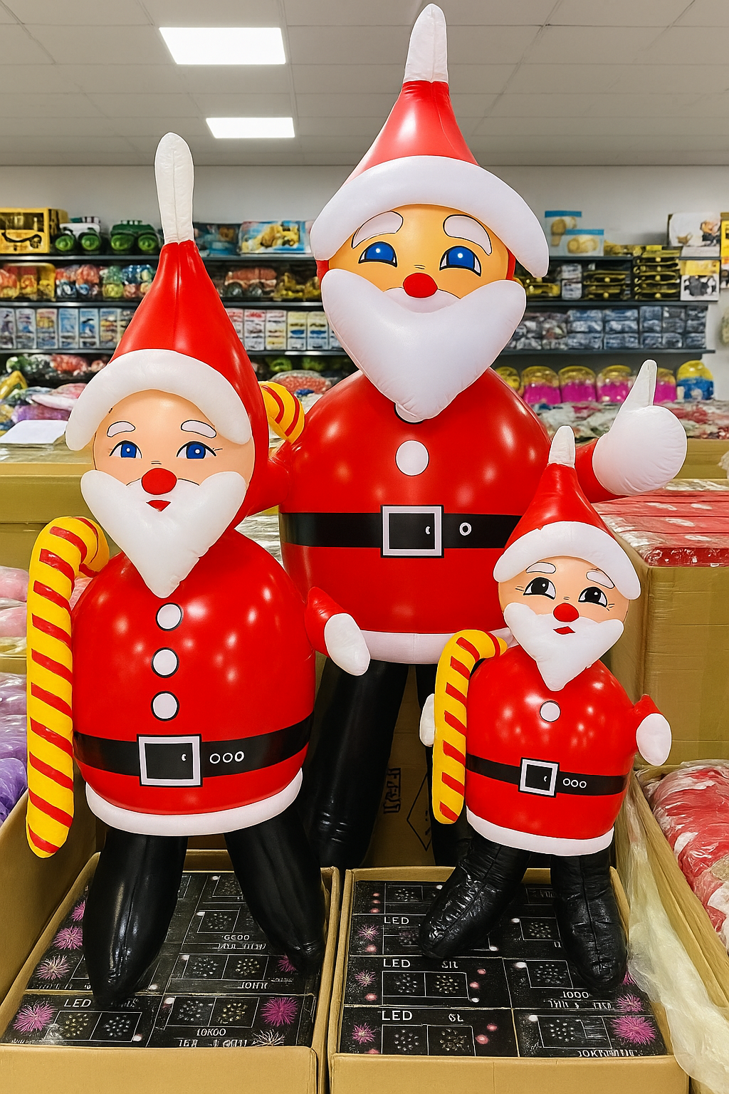 DJED MRAZ NA NAPUHAVANJE – PRAZNIČNI UKRAS KOJI OSVAJA SVIJETLOM I OSMIJEHOM! 💡🎄