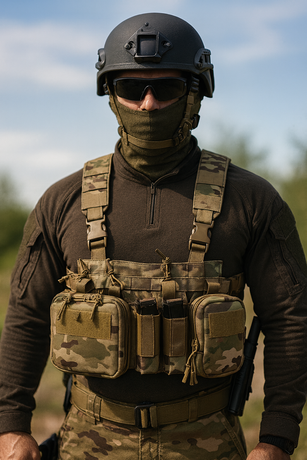 TAKTIČKI / JURIŠNI PRSLUK SA POUCHEVIMA – PROFESIONALNA OPREMA ZA PRAVE AKCIJE!