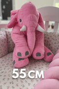 PLIŠANI SLON JASTUK 55 CM – MEGA MEKAN, OGROMAN I NEODOLJIV! 💖🐘
