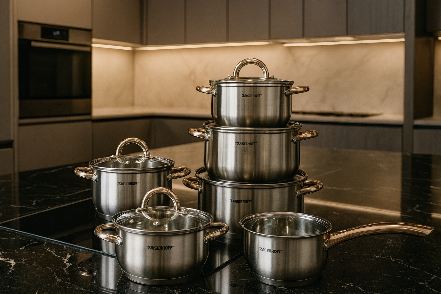 KAISERHOFF PREMIUM INOX SET POSUĐA — LUKSUZ KOJI TRAJE! ✨🍲