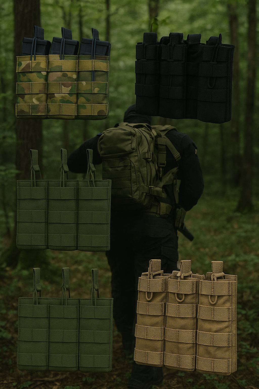 TAKTIČKI MOLLE POUCH 3u1 – PROFESIONALNA FUTROLA ZA OPREMU! 🪖