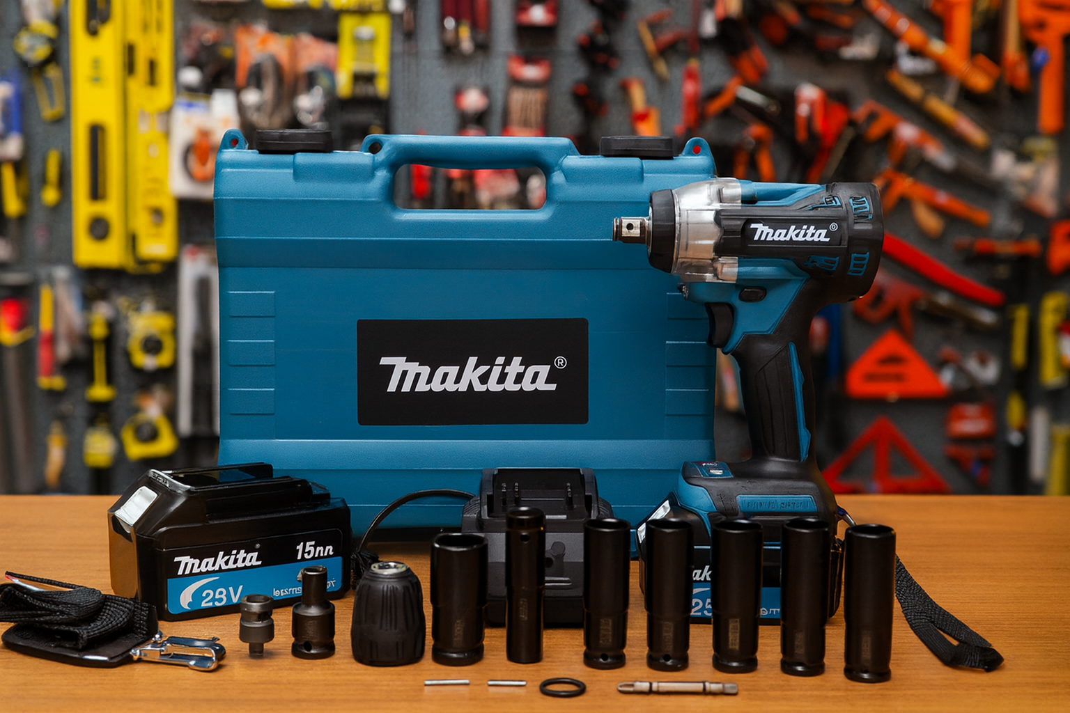 AKU UDARNI ODVIJAČ MAKITA 6.0Ah – PROFESIONALNI SET ZA NAJTEŽE ZADATKE! 🔥