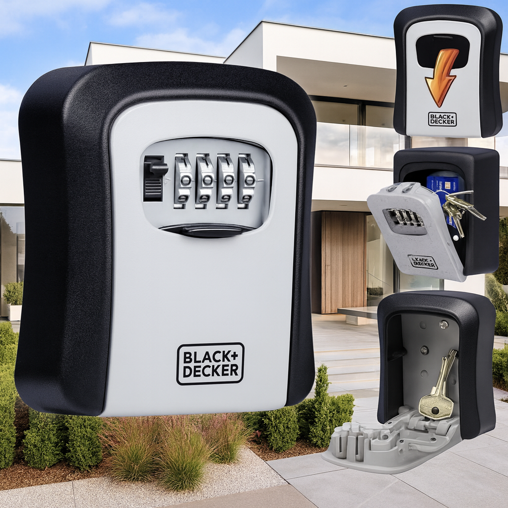 BLACK+DECKER SEF ZA KLJUČEVE – SIGURNOST KOJU NE MOŽEŠ PROBITI! 🔥🔐