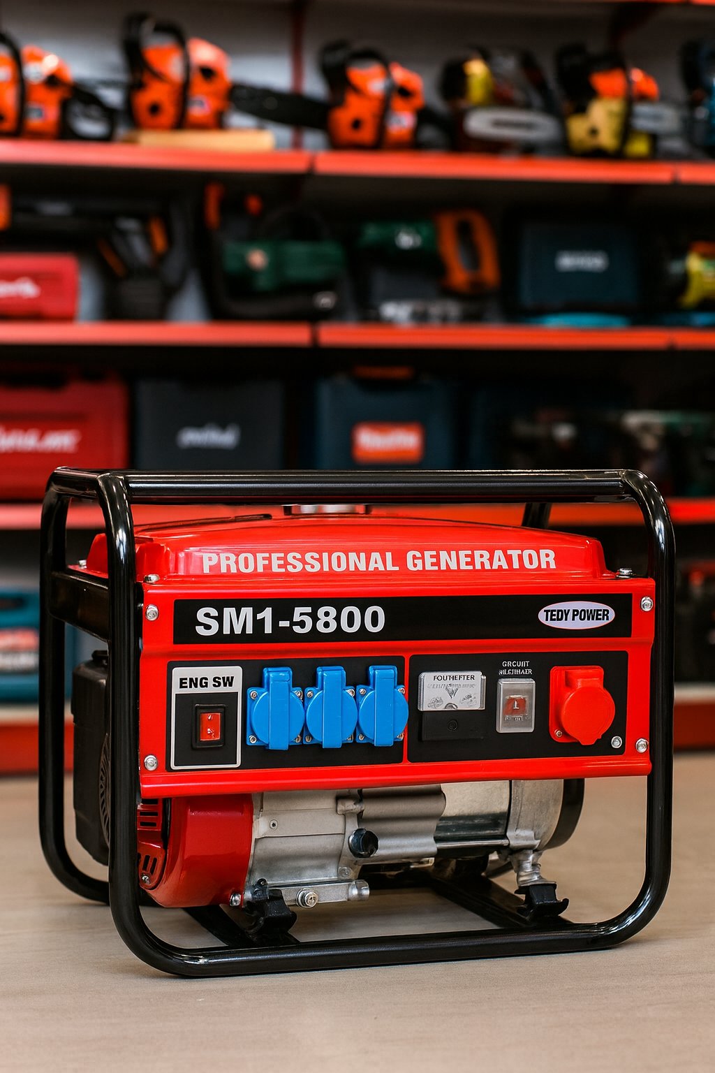 BENZINSKI AGREGAT 6.5 kW – TEDY GERMANY 🇩🇪