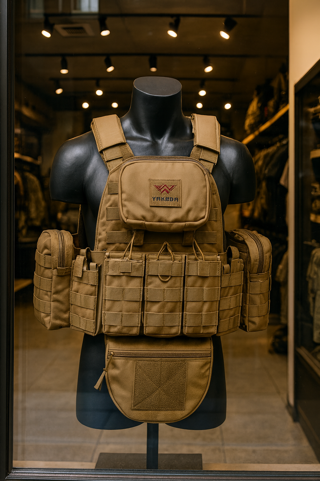 TAKTIČKI PRSLUK YAKEDA – TAN BOJA 🔥