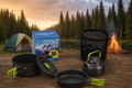 Kompaktni Kamp Set Posuđa DS-308 – Tava + Lonac + Kuhalo (3u1)