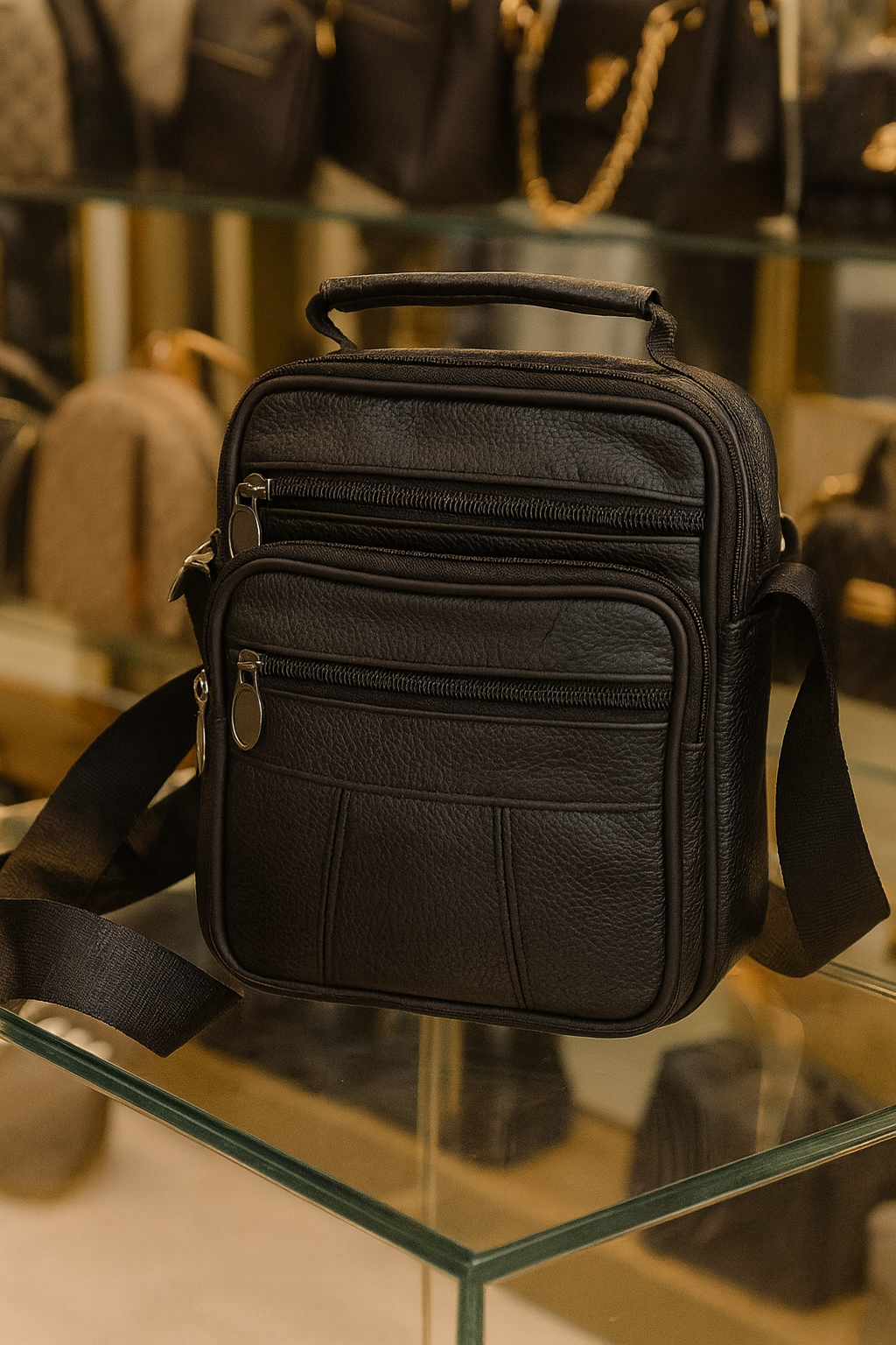 MUŠKA KOŽNA TORBICA – MODERNA, PRAKTIČNA I ELEGANTNA! 🔥👜