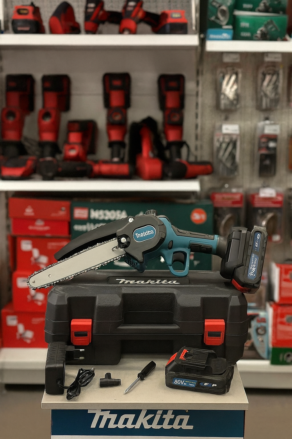 AKU PILA / MOTORKA MAKITA 88V – SNAGA KOJA PRESJEČE SVE! 🔥🌲