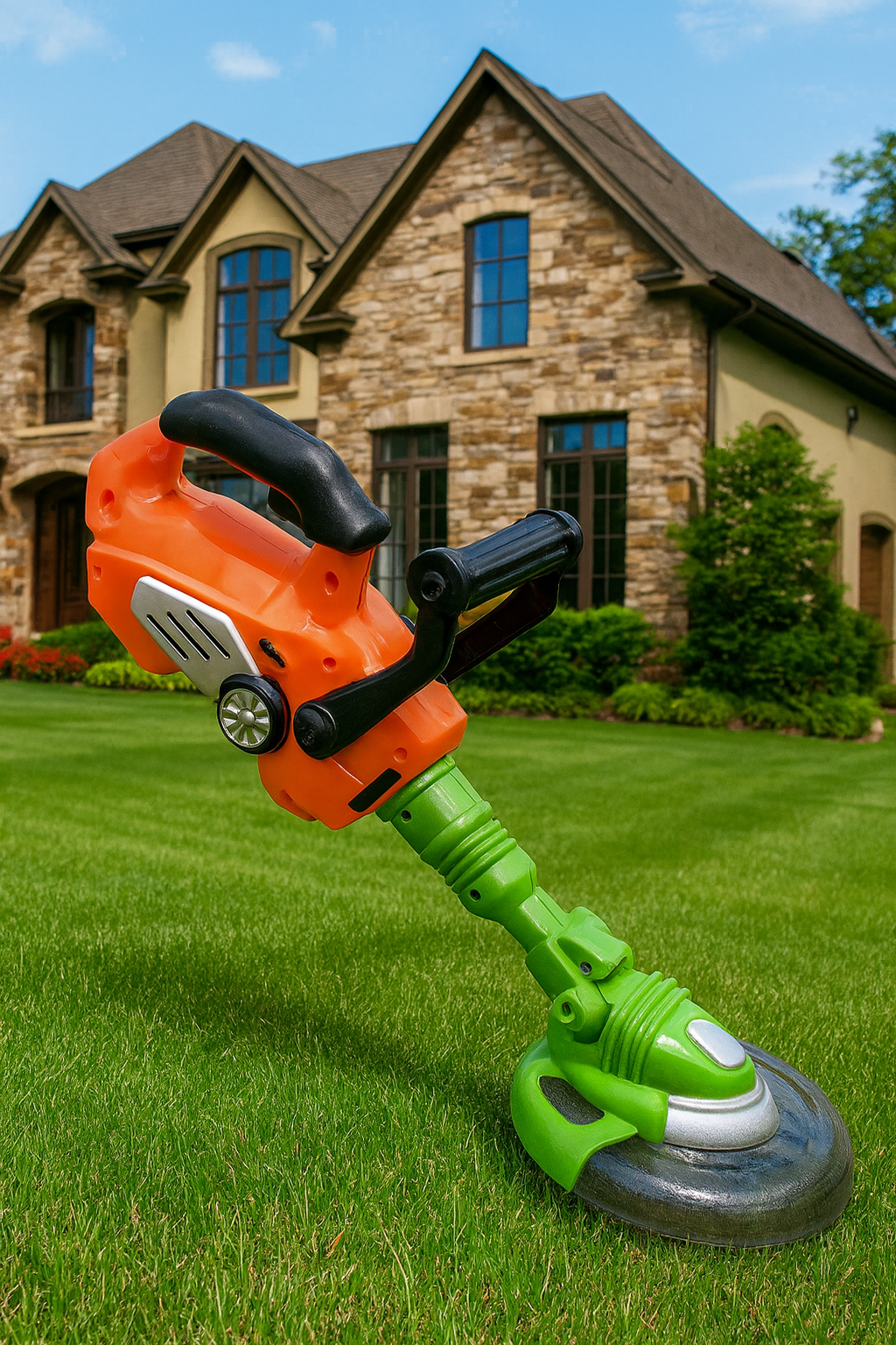 IGRAČKA TRIMER ZA TRAVU NA BATERIJE – MALA KOPAČICA ZA VELIKE MAJSTORE! 🟢🔥