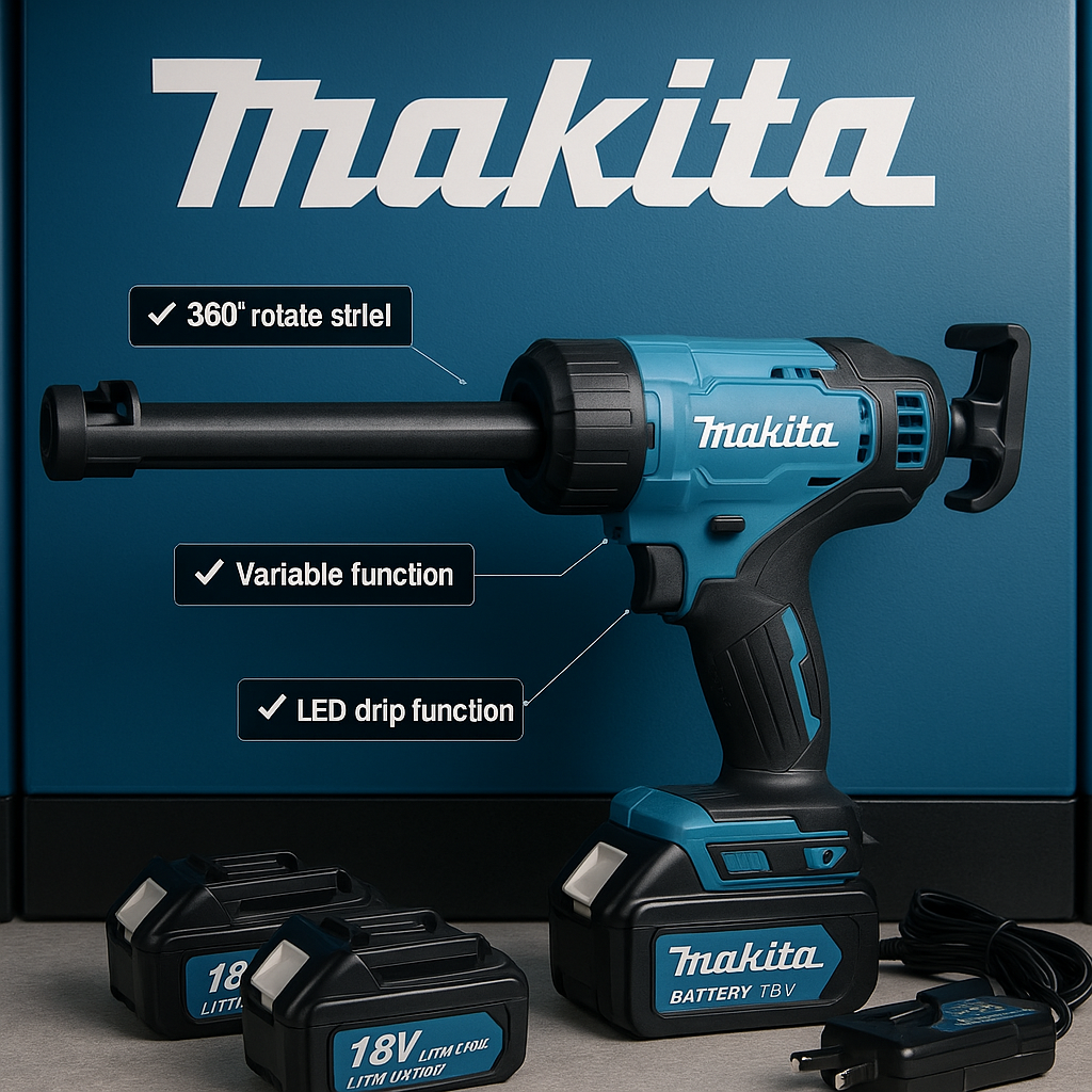 AKU Pistolj za silikon MAKITA — profesionalna bežična rešena za brtvljenje i fuge