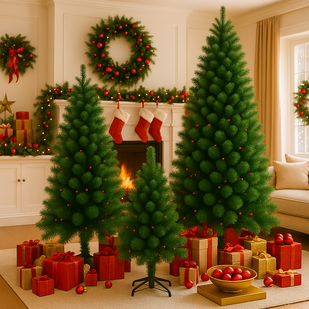 🎄 Zeleni Božićni Bor – Savršeno Praznično Drvce za Toplu Atmosferu