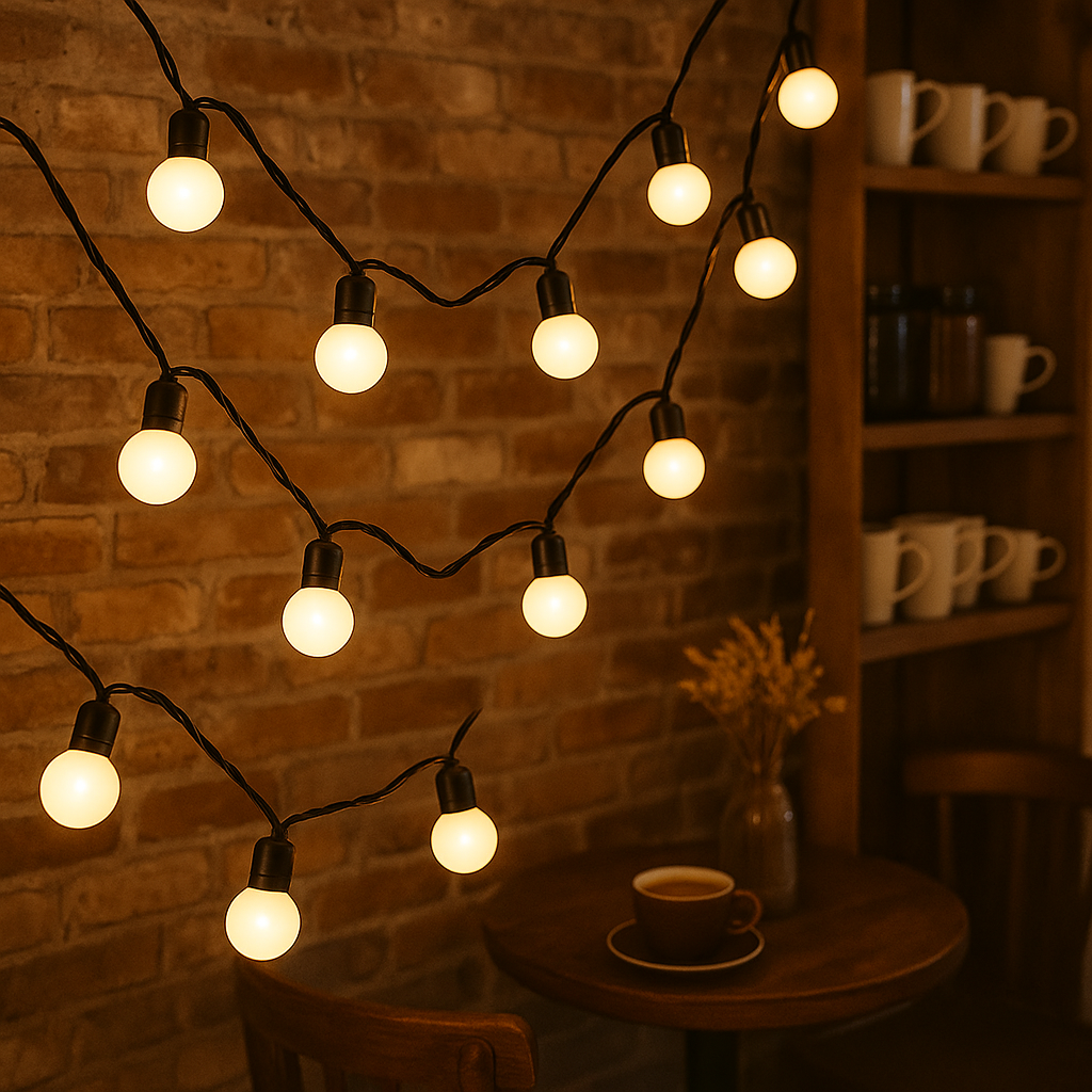 ✨ LED Lampice sa Kuglicama – 20 kugli / 5m