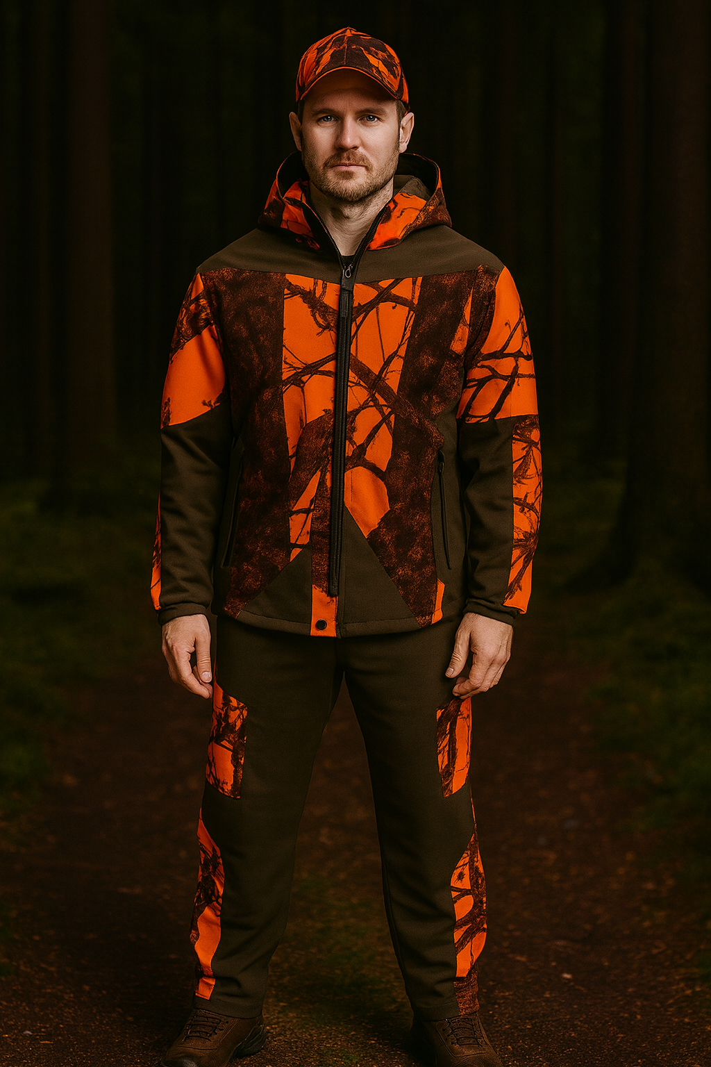 SOFTSHELL LOVAČKO VODOOTPORNO ODIJELO – MAKSIMALNA ZAŠTITA I VIDLJIVOST U SVIM USLOVIMA! 🔥🦌