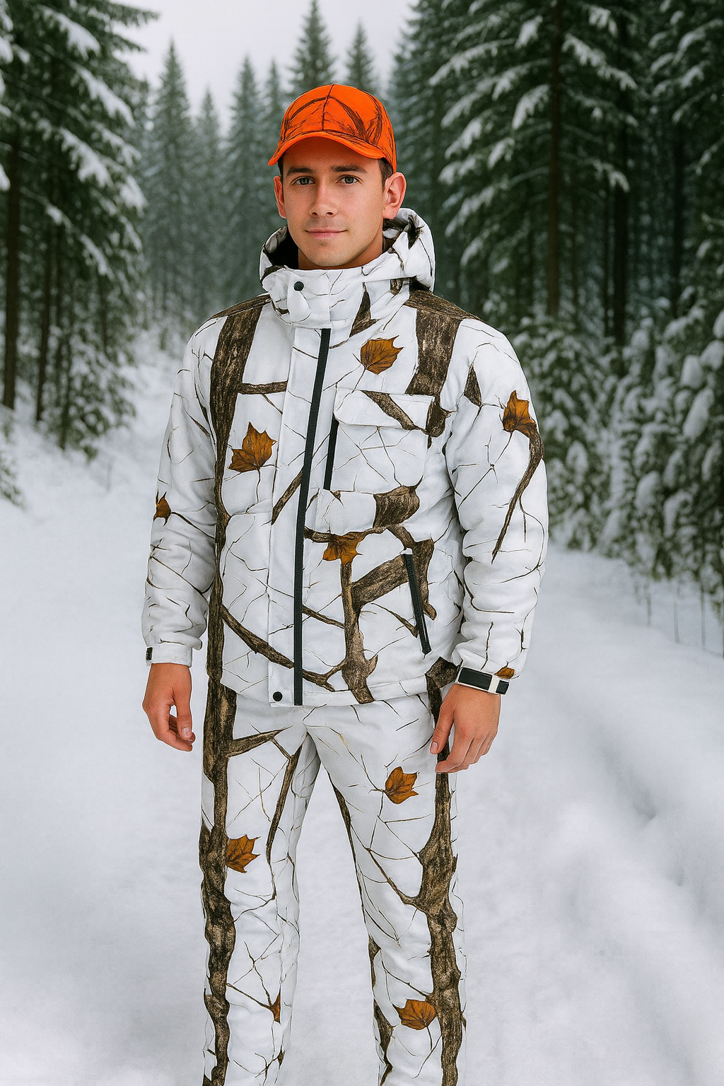 ZIMSKO LOVAČKO KAMUFLAŽNO ODIJELO – NEVIDLJIV U SNIJEGU, ZAŠTIĆEN U HLADNOĆI! 🔥❄️