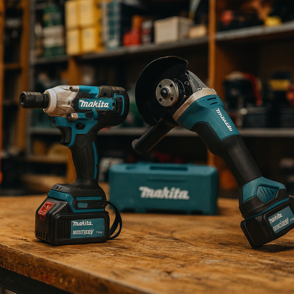 🔩 Set AKU Brusilica i AKU Odvijač Makita 128V – Komplet Snage i Preciznosti!